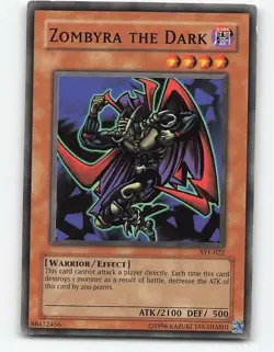 Zombyra the Dark #SYE-022 Yugioh Card - Image 1