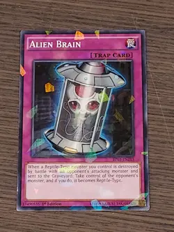 Alien Brain - BP03-EN215 - Shatterfoil Rare Foil Holo Yugioh Yu Gi Oh! - Image 1