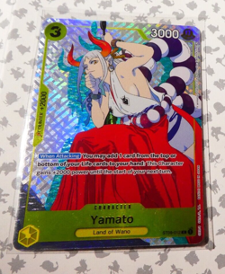 One Piece Card Game English Carte Holo Yamato ST09-012 Fr Mint - Image 1
