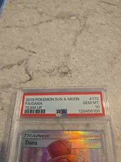 PSA 10 Pokemon Dana Full Art 173/181 S&M Team Up FA Trainer Gem Mint 2019 - Image 2
