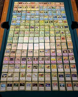 Pokemon Vintage Lot of 168 Cards. NO DOUBLES! Includes Base Sets 1&2. 1999-2002 - Image 1