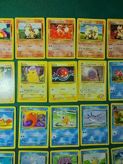 Pokemon Vintage Lot of 168 Cards. NO DOUBLES! Includes Base Sets 1&2. 1999-2002 - Image 3