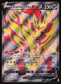Zamazenta V (Shiny) - SWSH293 Pokemon SWSH: Sword & Shield Promo Cards Promo NM - Image 1