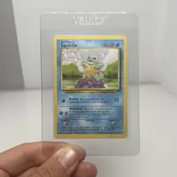 Squirtle - 63/102 - Pokemon Base Set Unlimited Card WOTC MP - Image 1