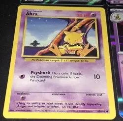 Vintage Abra Alakazam Pokemon TCG Card Lot SUR VTG Ex Holo - Image 3