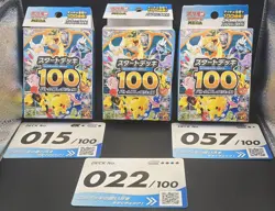 Pokemon Start Deck 100 x 3 - Deck 15,22,57 (Opened) All Cards inc. Japanese - Image 1