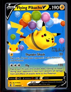 Flying Pikachu V 5/25 2022 Pokemon World Championships TCG Pokemon NM 1001#174 - Image 1