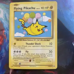 Pokemon TCG Flying Pikachu 110/108 Holo Ultra Rare Card 007/025 NM-M Condition - Image 1