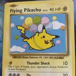 Pokemon TCG Flying Pikachu 110/108 Holo Ultra Rare Card 007/025 NM-M Condition - Image 2