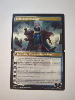 MTG Urza, Lord Protector the Brothers' War & The MightStone & WeakStone NM - Image 2