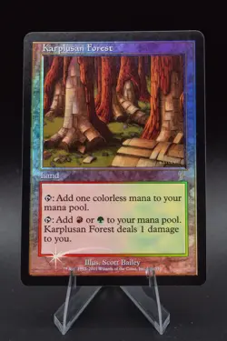 Karplusan Forest: 2001 Magic the Gathering - 7th Edition Foil - Image 1