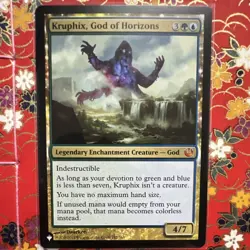 Kruphix, God of Horizons The List Reprints Regular Mythic Blue Green MTG - Image 1