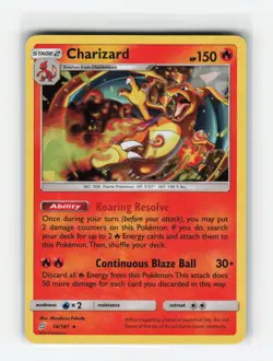 CHARIZARD 14/181 CRACKED ICE HOLO POKEMON TCG NM-LP - Image 1
