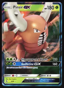 Pinsir GX 6/68 Pokemon Hidden Fates Ultra Rare NM/MINT - Image 1