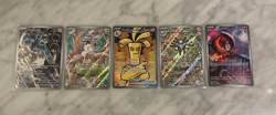Pokemon TCG Englsh Mixed IR AND SIR Lot Of 5 Phantasmal Flames, Surging Sparks, - Image 1
