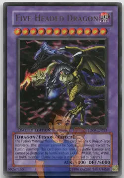 Five-Headed Dragon SD09-ENSS1 Ultra Rare Limited Edition HP Yugioh - Image 1