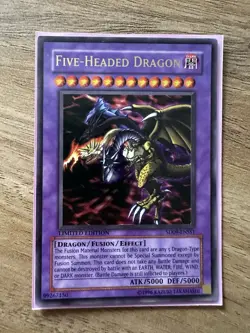 Yu-Gi-Oh! TCG Five-Headed Dragon SD09-ENSS1 Limited Ultra Rare - Image 2