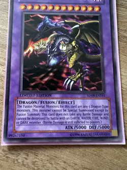 Yu-Gi-Oh! TCG Five-Headed Dragon SD09-ENSS1 Limited Ultra Rare - Image 3