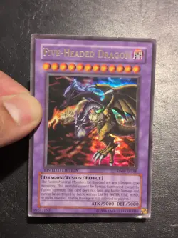 Yu-Gi-Oh! ULTRA RARE CARD FIVE-HEADED DRAGON SD09-ENSS1 1ST MP - Image 3