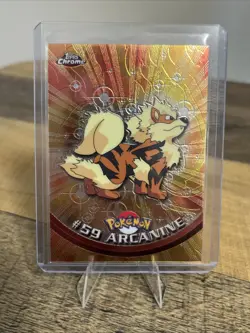 Pokemon Arcanine #59 Topps Chrome 2000 TV Animation Edition MINT CONDITION! - Image 1