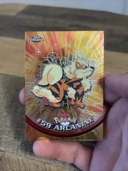 Pokemon Arcanine #59 Topps Chrome 2000 TV Animation Edition MINT CONDITION! - Image 5