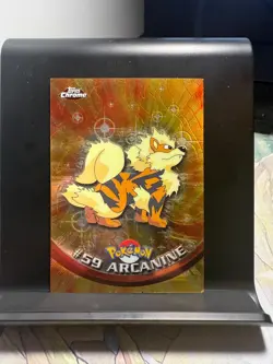 2000 Topps Chrome Pokemon TV Animation Edition Arcanine #59 - Image 1