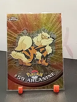 2000 Topps Chrome Pokemon TV Animation Edition Arcanine #59 - Image 1