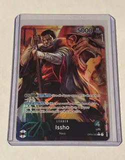 One Piece TCG Issho Alt Art Lot OP04-020 Leader EB04-022 Foil - Image 3
