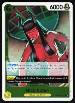 Nico Robin (107) OP09-107 One Piece Foil Emperors in the New World R NM - Image 1