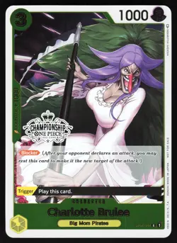 Charlotte Brulee Store Championship Participation Pack ST07-007 One Piece Foil - Image 1