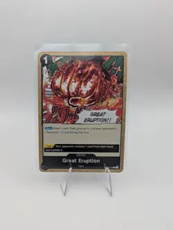 One Piece TCG Great Eruption [Starter Deck: Absolute Justice ST-06] Near Mint - Image 1