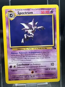 # Pokemon TCG: Haunter 21/62 Fossil Non-Holo Rare WOTC Vintage 1999 LP/NM - Image 1