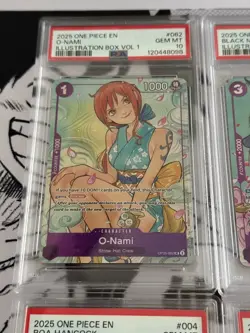 One Piece Illustration Box Vol 1 & 2 Sequential PSA 10 Nami Boa Blk Maria Yamato - Image 2