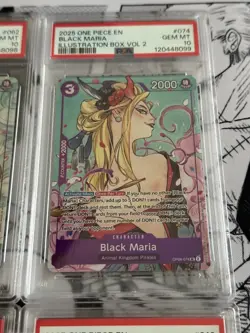 One Piece Illustration Box Vol 1 & 2 Sequential PSA 10 Nami Boa Blk Maria Yamato - Image 3