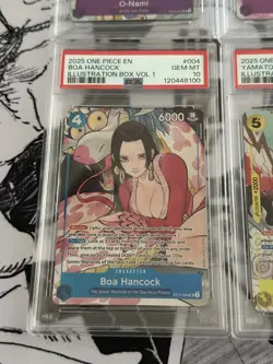 One Piece Illustration Box Vol 1 & 2 Sequential PSA 10 Nami Boa Blk Maria Yamato - Image 4