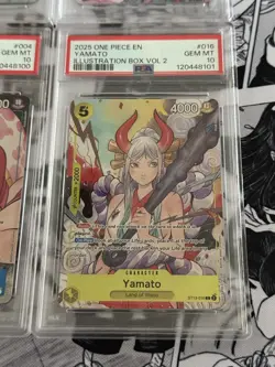 One Piece Illustration Box Vol 1 & 2 Sequential PSA 10 Nami Boa Blk Maria Yamato - Image 5