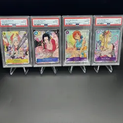One Piece Illustration Box Vol 1 & 2 Sequential PSA 10 Nami Boa Blk Maria Yamato - Image 1