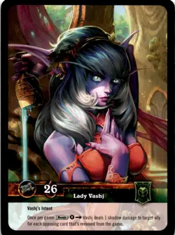 Lady Vashj FOIL Alternate Art World of Warcraft TCG WOW - Image 2