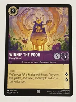 Disney Lorcana Fabled Winnie the Pooh Hunny Wizard 41/204 NM - Image 1