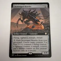 Extended Art Scavenged Brawler - NM - BRC 064 MTG Magic The Gathering - Image 1
