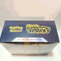 Pokemon Surging Sparks Elite Trainer Box & 2 Booster Pack Art Sets x8 Sealed Lot - Image 5
