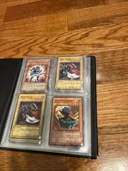 Yugioh 1996 Vintage No Ring Binder 14 Pages 90s Card Storage WITH 31 1996 CARDS - Image 4