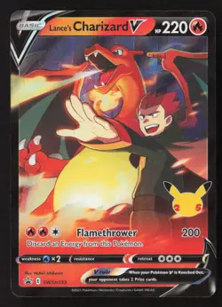 Lance's Charizard V - Promo SWSH: Sword & Shield Promo Cards SWSH133 LP - Image 1