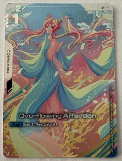 GUNDAM TCG CARD GAME OVERFLOWING AFFECTION GD01-118 U+ ENGLISH NEWTYPE - Image 1