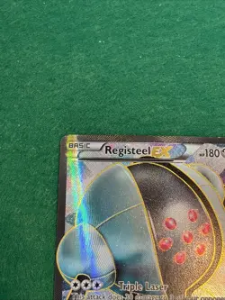 MP Registeel EX 122/124 Dragons Exalted Ultra Rare Full Art Holo Pokemon Card - Image 2