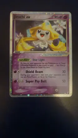 Jirachi Ex 94/100 EX Crystal Guardians 2006 NM Pokemon Card TCG Rare Holo - Image 1