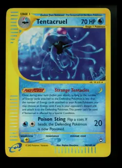Tentacruel 38/147 Aquapolis 2002 Reverse Holo e-Series Pokemon Card TCG - Image 1