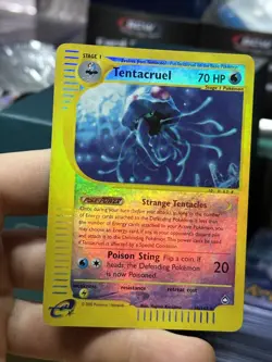 Tentacruel 38/147 Aquapolis 2002 Reverse Holo e-Series Pokemon Card TCG - Image 4
