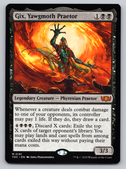 Gix, Yawgmoth Praetor - Commander: Tarkir: Dragonstorm MTG - Image 1