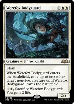 Werefox Bodyguard #39 (NM) Wilds of Eldraine WOE Magic MTG - Image 1
